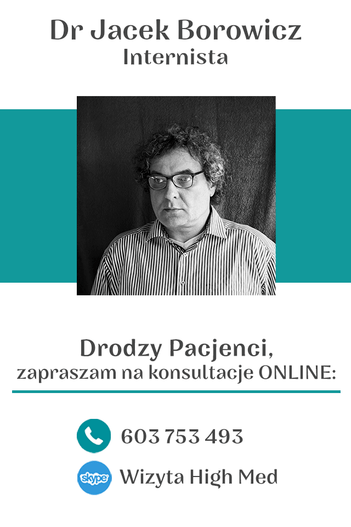 Dr Jacek Borowicz - wizyty online