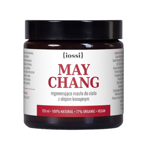 May Chang – regenerujące masło do ciała z olejem konopnym IOSSI